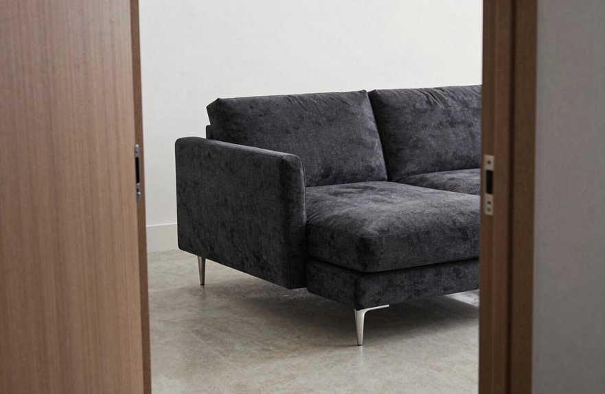 tilt pivot couch through doorway