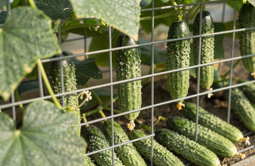tomato cages fail cucumbers