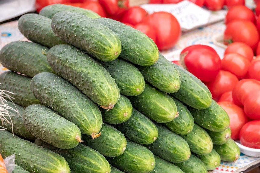 tomato cages for cucumbers