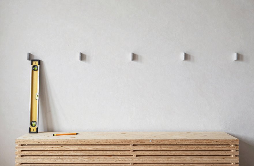 How to Build Closet Shelves in 7 Steps 4 wall mounted cleats with studs securely